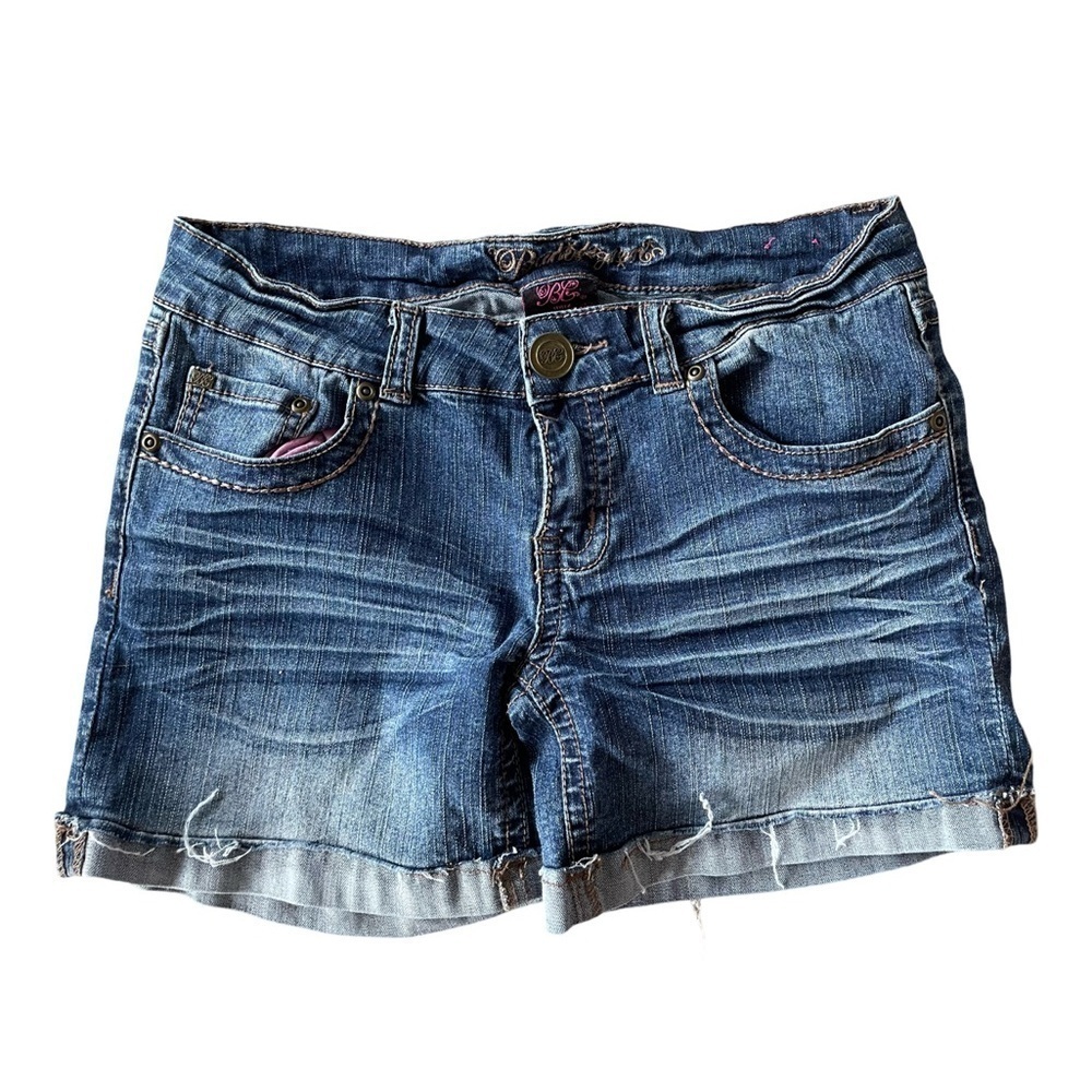 Y2K Bubblegum Jean Shorts Juniors Size 9/10
